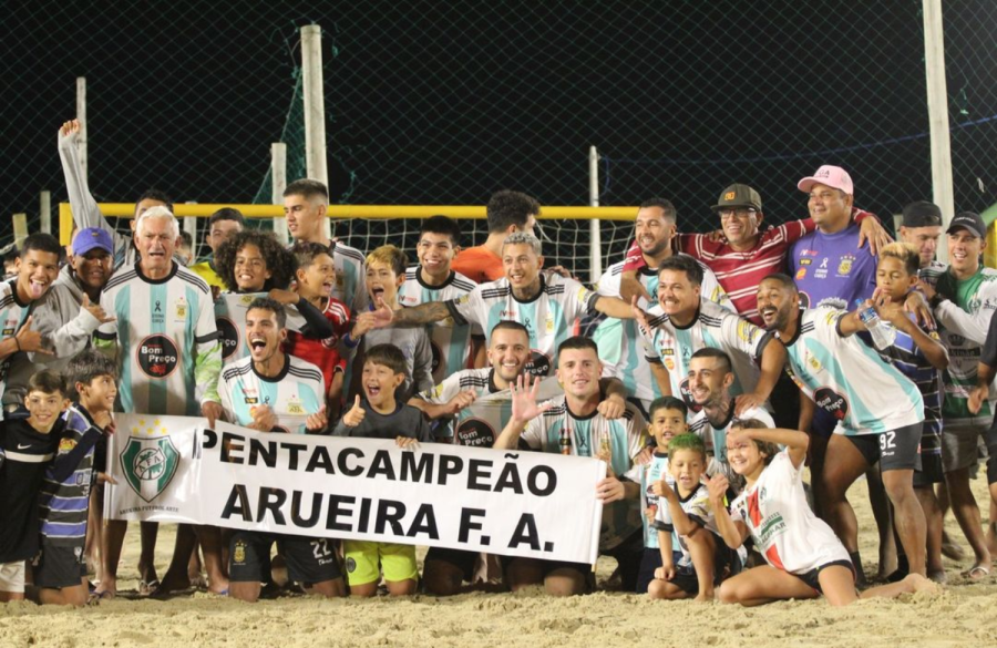 ARUEIRA CAMPEÃO DA COPA BDL DE BEACH SOCCER 