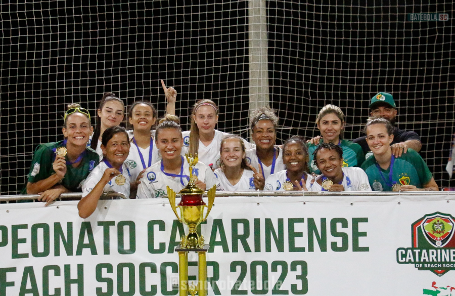 ENSEADA/BRUSQUE NO FEMININO E JUVENTOS NO MASCULINO, SÃO OS CAMPEÕES DO CATARINENSE DE BEACH SOCCER