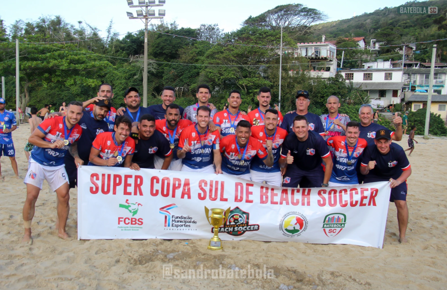 CARLOS RENAUX/JUVENTOS CAMPEÃO DA SUPER COPA SUL DE BEACH SOCCER 