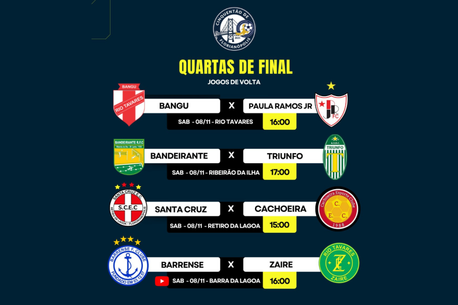COMPLEMENTO DO JOGOS DE IDA DO 50TÃO DE FLORIANÓPOLIS 