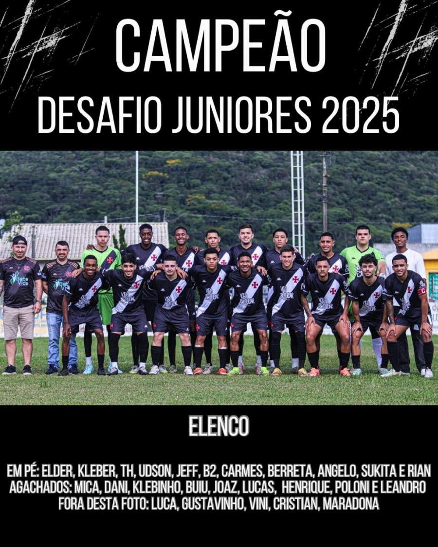 VASCO CAMPEÃO SUB 20 DE SANTO AMARO