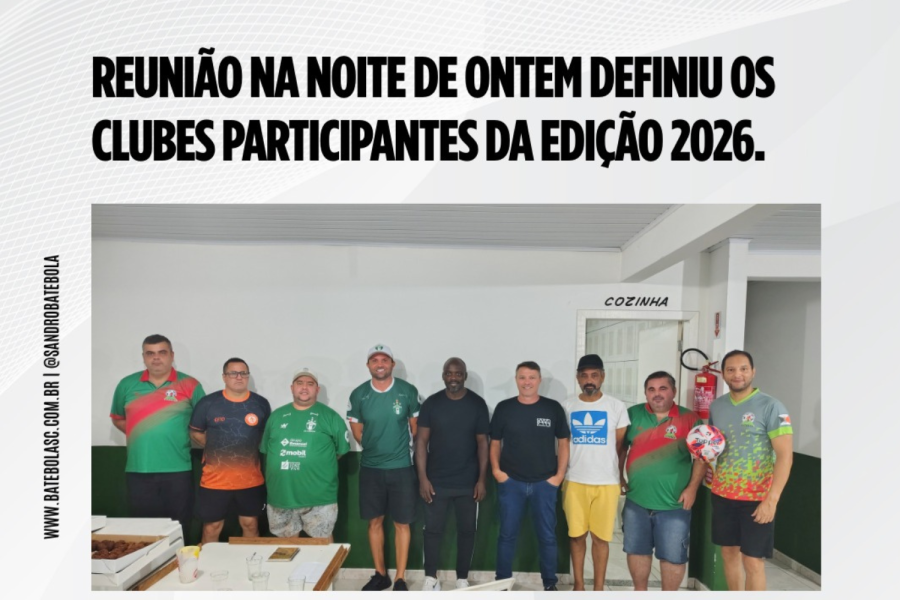 REUNIÃO DEFINIU O QUARENTÃO DE PALHOÇA