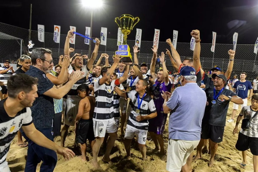 FIM DA TAÇA NDTV DE BEACH SOCCER 